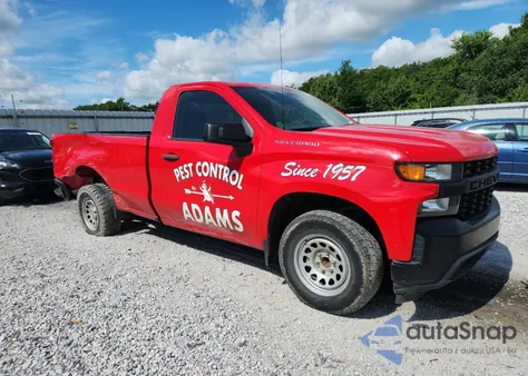 2020 Chevrolet Silverado C1500 z USA, uszkodzony, nr VIN 3GCNWAEF8LG121950